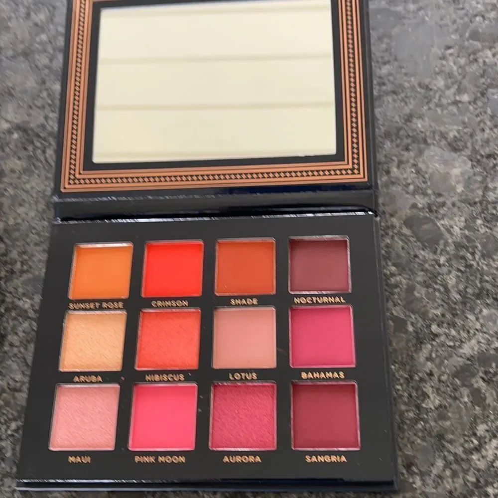 Ace Beaute Scarlet Dusk Eyeshadow Palette gorgeous shades from sunup to sundown